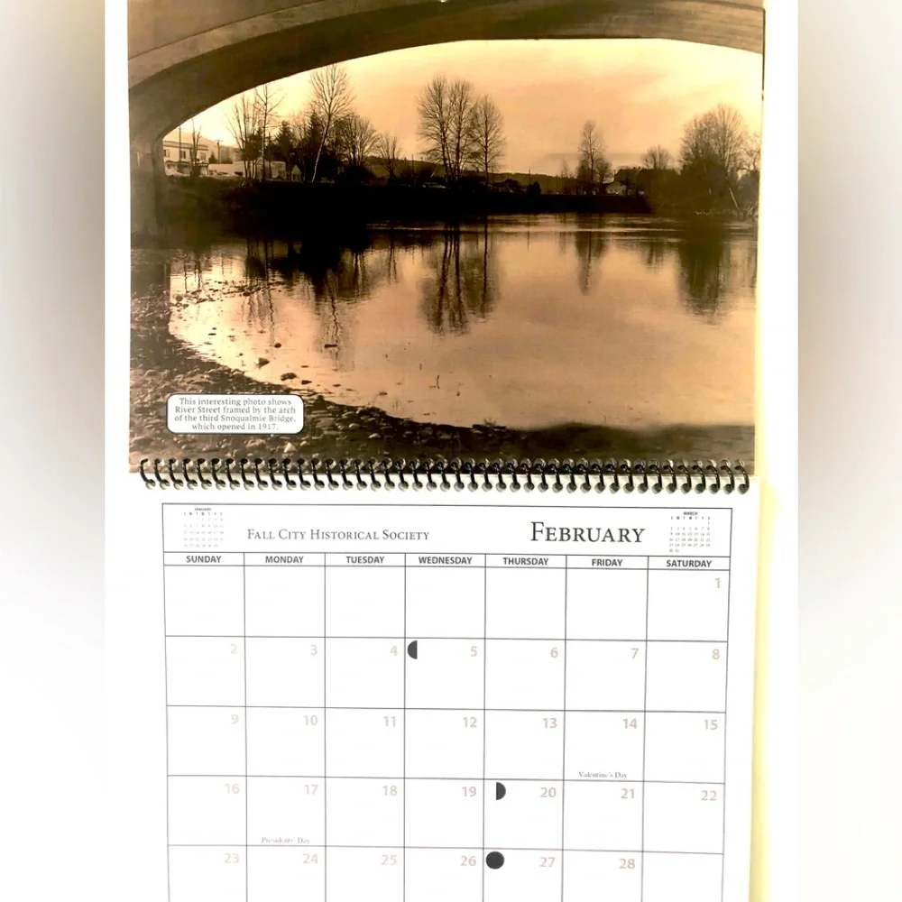 2025 Fall City Historical society Wall Calendar NEW Collectible Fall City, WA
